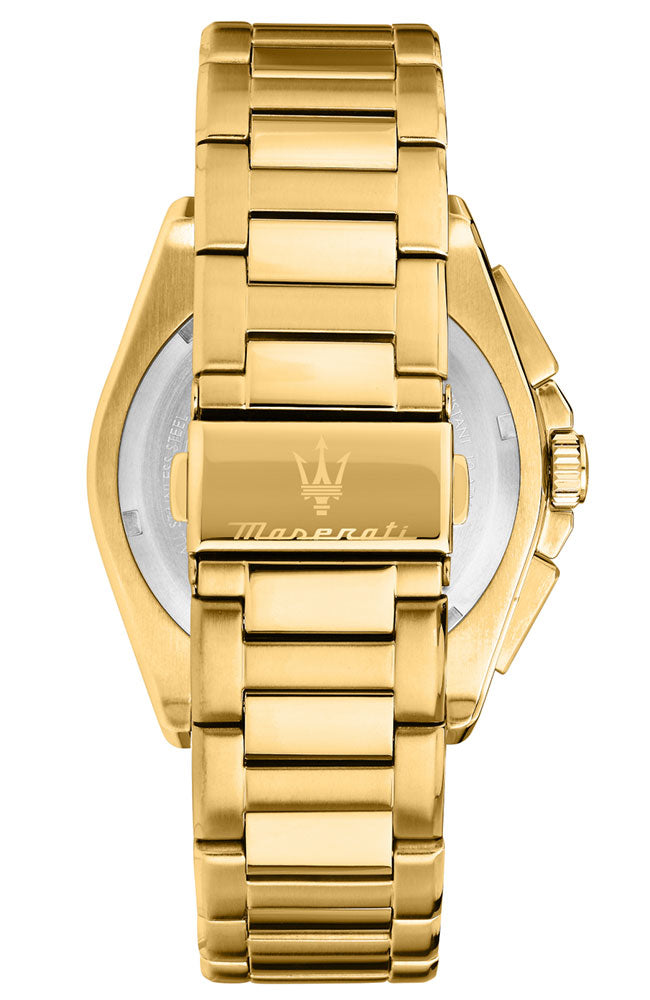 MASERATI Velocita Chronograph Gold Stainless Steel Bracelet R8873652002