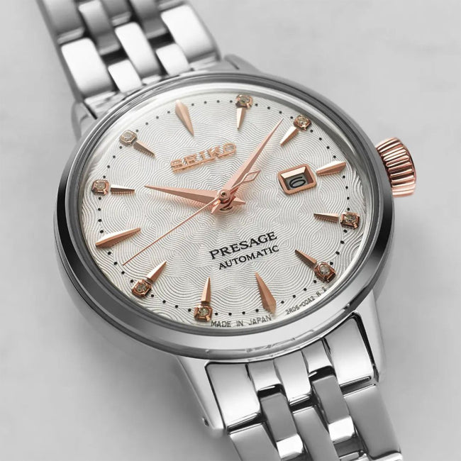 SEIKO Presage Cocktail Time 'Clover Club' Automatic Ladies` SRE009J1