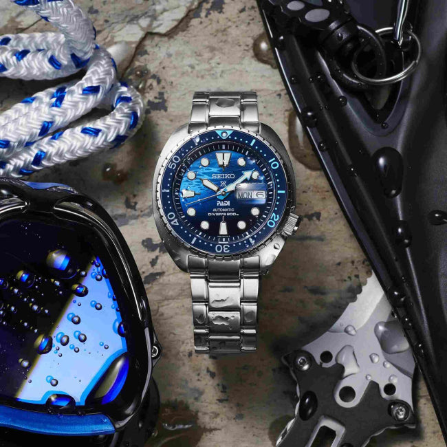 SEIKO Prospex 'Great Blue' Turtle Scuba PADI Special Edition Automatic SRPK01K1