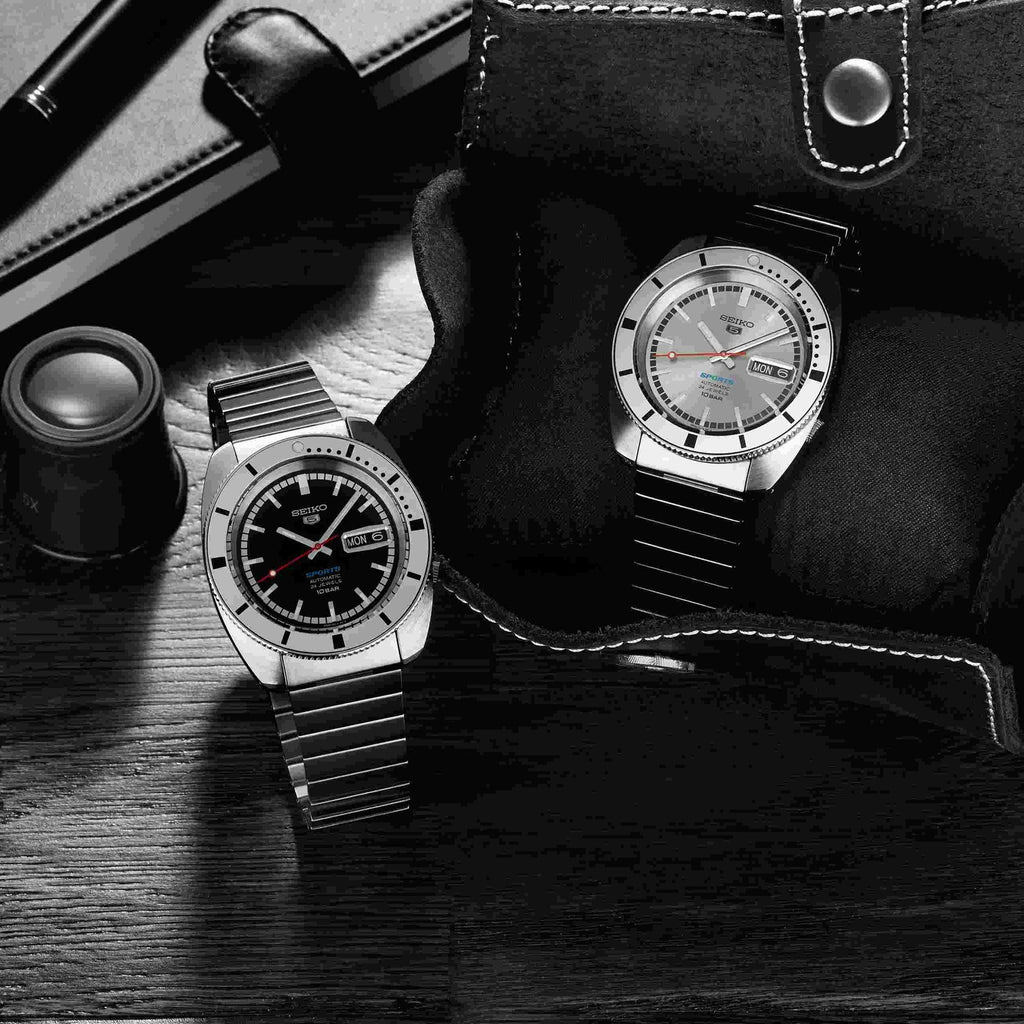 SEIKO 5 Sports 'Pepper Black' 1968 Recreation L.E. Automatic  SRPL05K1J