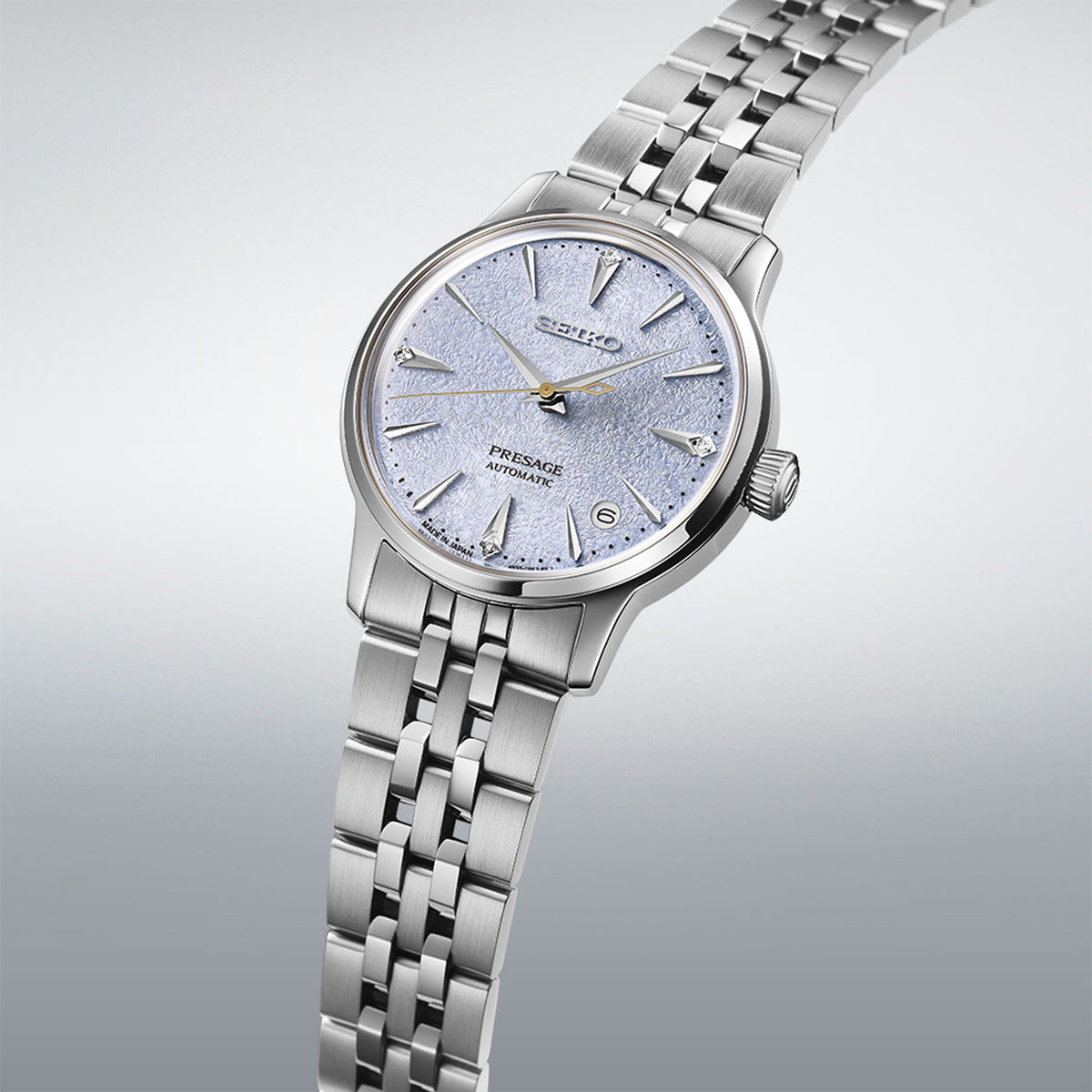 SEIKO Presage 'Frozen Skydiving' Diamond Cocktail Time 34mm Automatic SRPL61J1