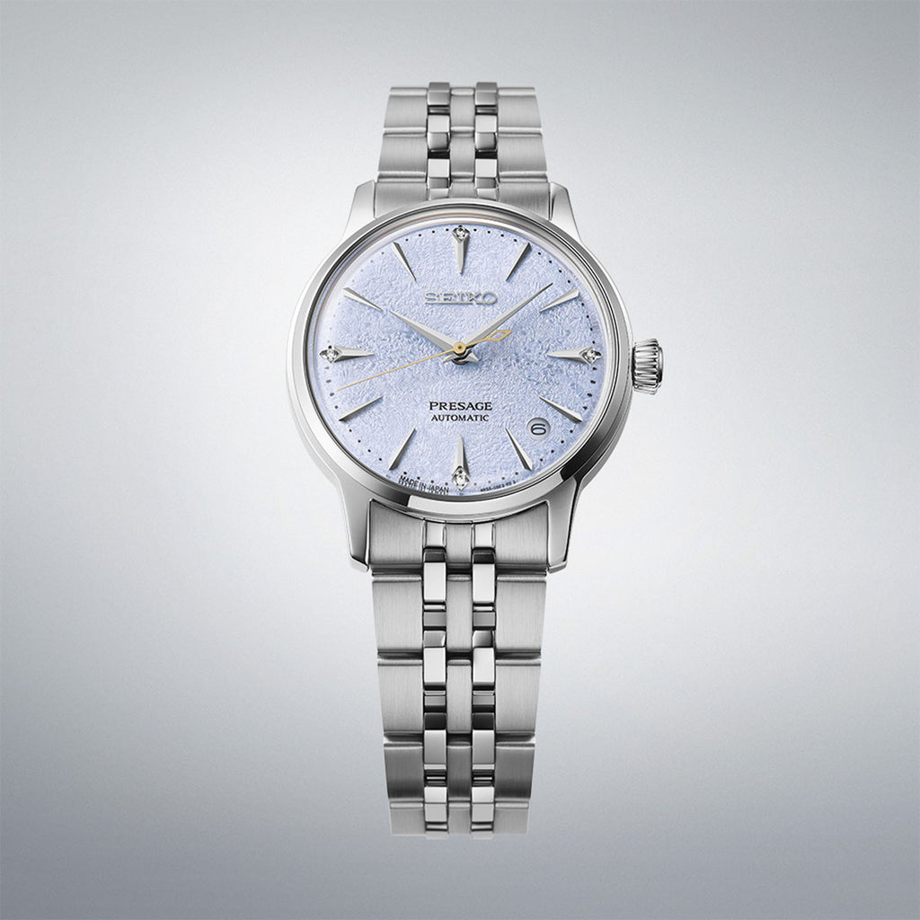 SEIKO Presage 'Frozen Skydiving' Diamond Cocktail Time 34mm Automatic SRPL61J1