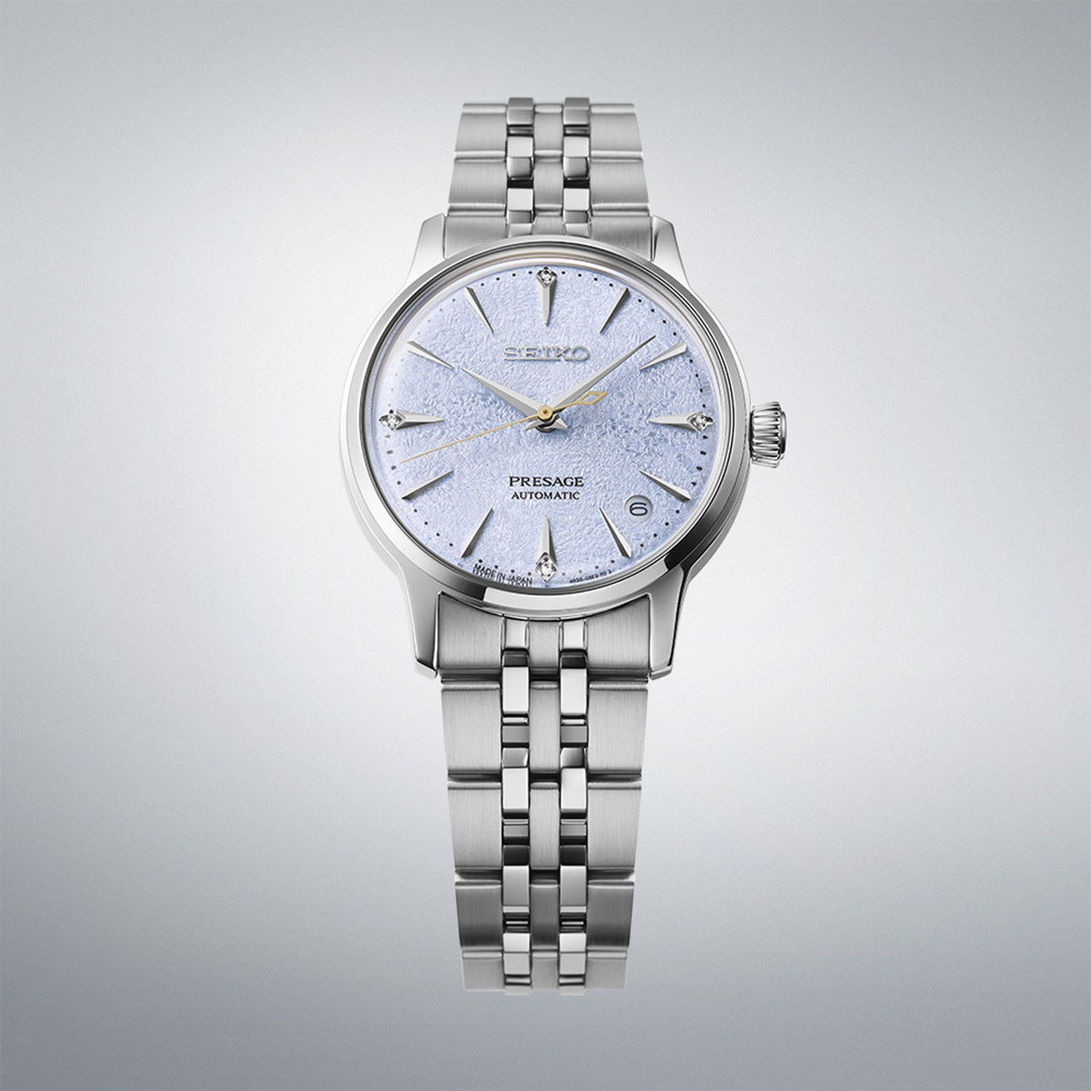 SEIKO Presage 'Frozen Skydiving' Diamond Cocktail Time 34mm Automatic SRPL61J1