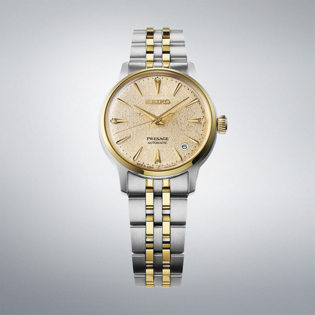 SEIKO Presage 'Frozen Daiquiri' Diamond Cocktail Time 34mm Automatic Ladies` SRPL64J1