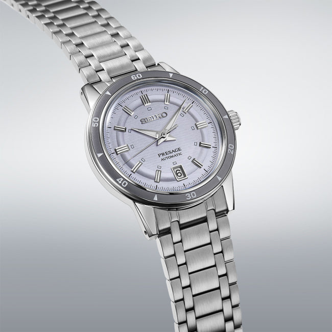 SEIKO Presage Style 60s in Silvery Violet Automatic Men`s SRPL73J1