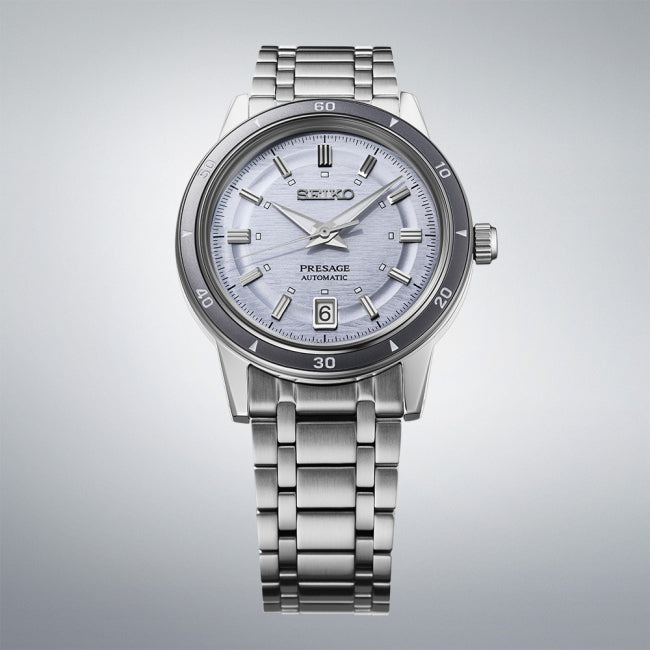 SEIKO Presage Style 60s in Silvery Violet Automatic Men`s SRPL73J1