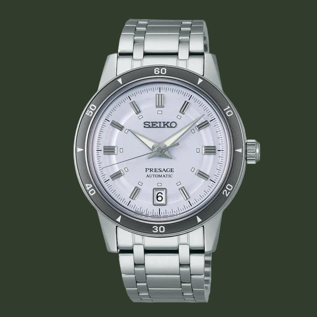 SEIKO Presage Style 60s in Silvery Violet Automatic Men`s SRPL73J1