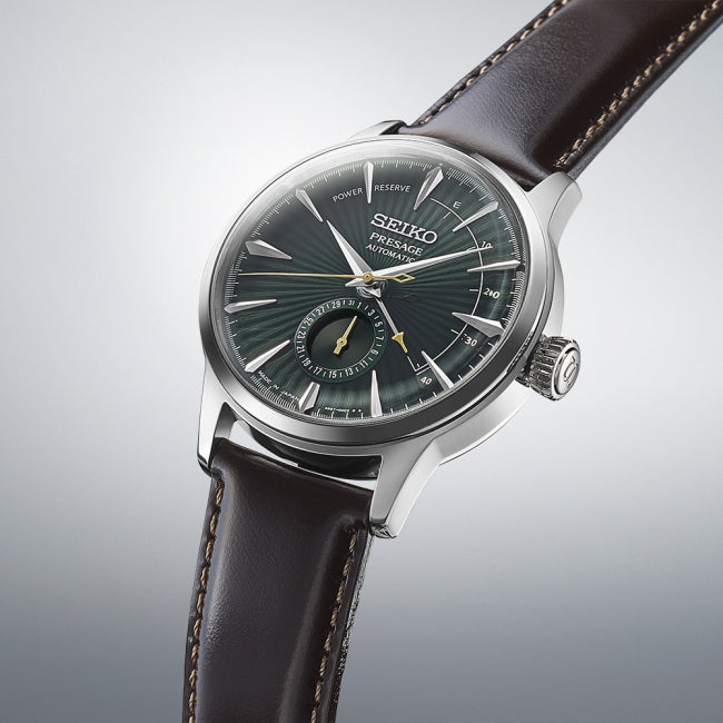 SEIKO Presage 'Midnight Mockingbird' Cocktail Time Power Indicator Automatic Men`s SSA459J1