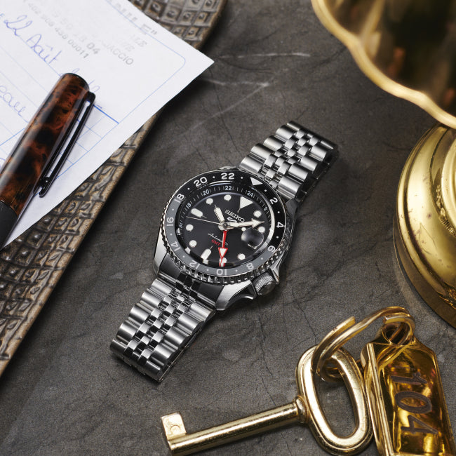 SEIKO 5 Sports 'Black Grape' GMT SKX Re-Interpretation Automatic SSK001K1