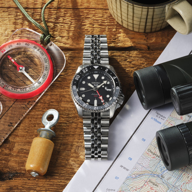 SEIKO 5 Sports 'Black Grape' GMT SKX Re-Interpretation Automatic SSK001K1