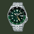 SEIKO 5 Sports 5 Sports SKX GMT Bi-Colour Green Automatic Men`s SSK035K1