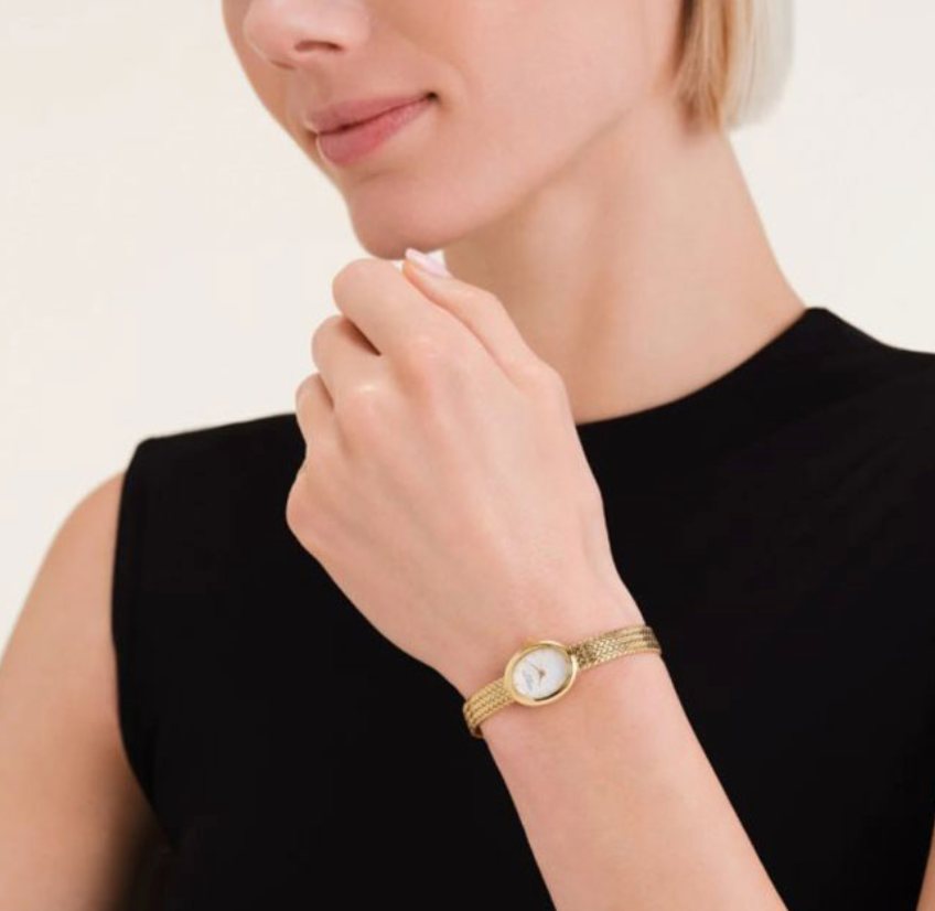 ROSEFIELD Mini Oval Gold Stainless Steel Bracelet MWGMG-M02