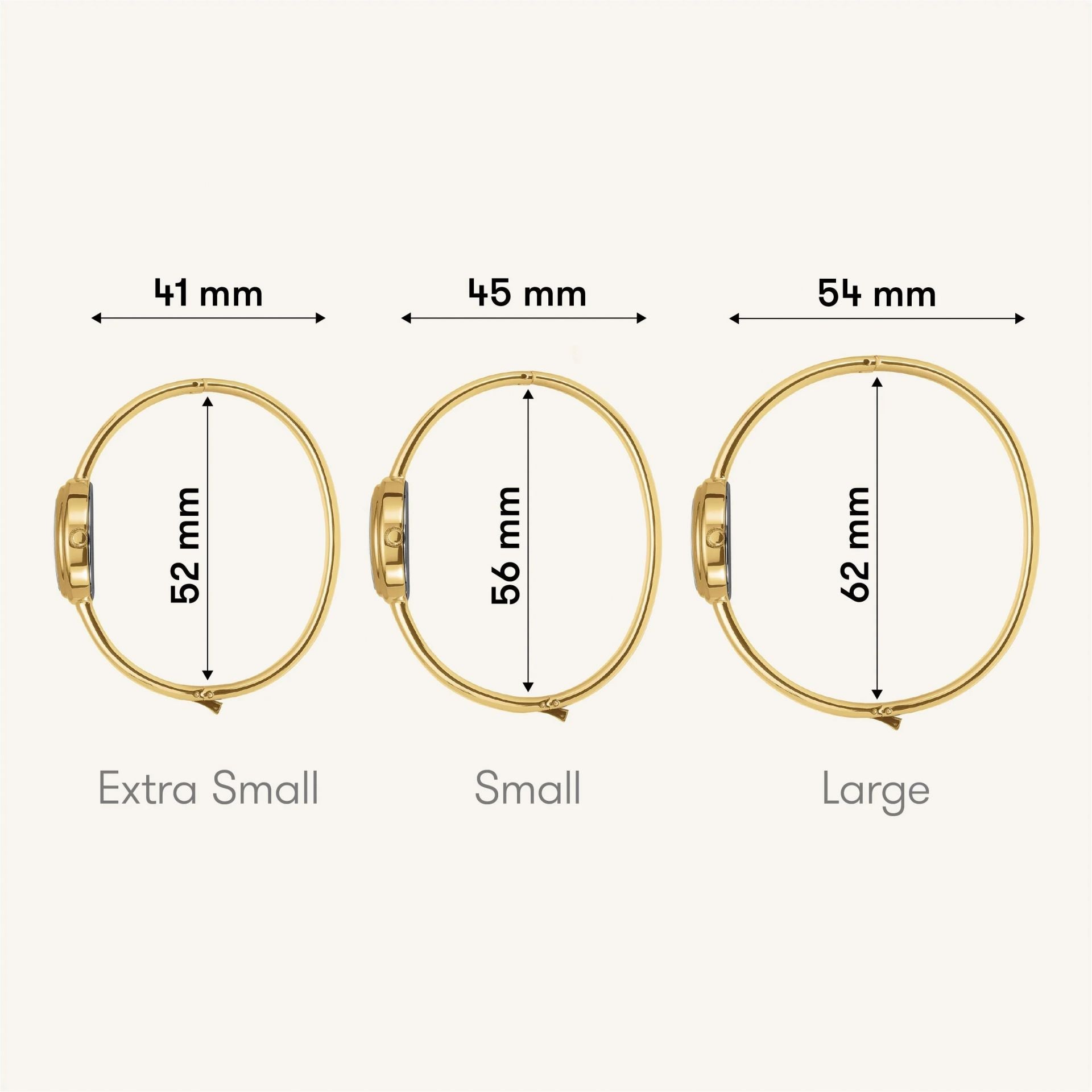 ROSEFIELD Bangle Oval Gold XS STWGSG-ST06